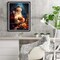 DIY Diamond Art Painting Kits for Adults Santa Claus, Diamond Art Christmas Full Drill Round Rhinestone, Cross Stitch Embroidery Canvas for Crafts Home Decor 30x40cm